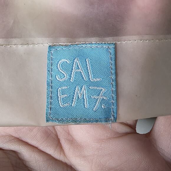 Salem7 x Zumiez Lee Solo Clear Heart Pocket Raincoat Jacket, sz Large - Picture 3 of 6